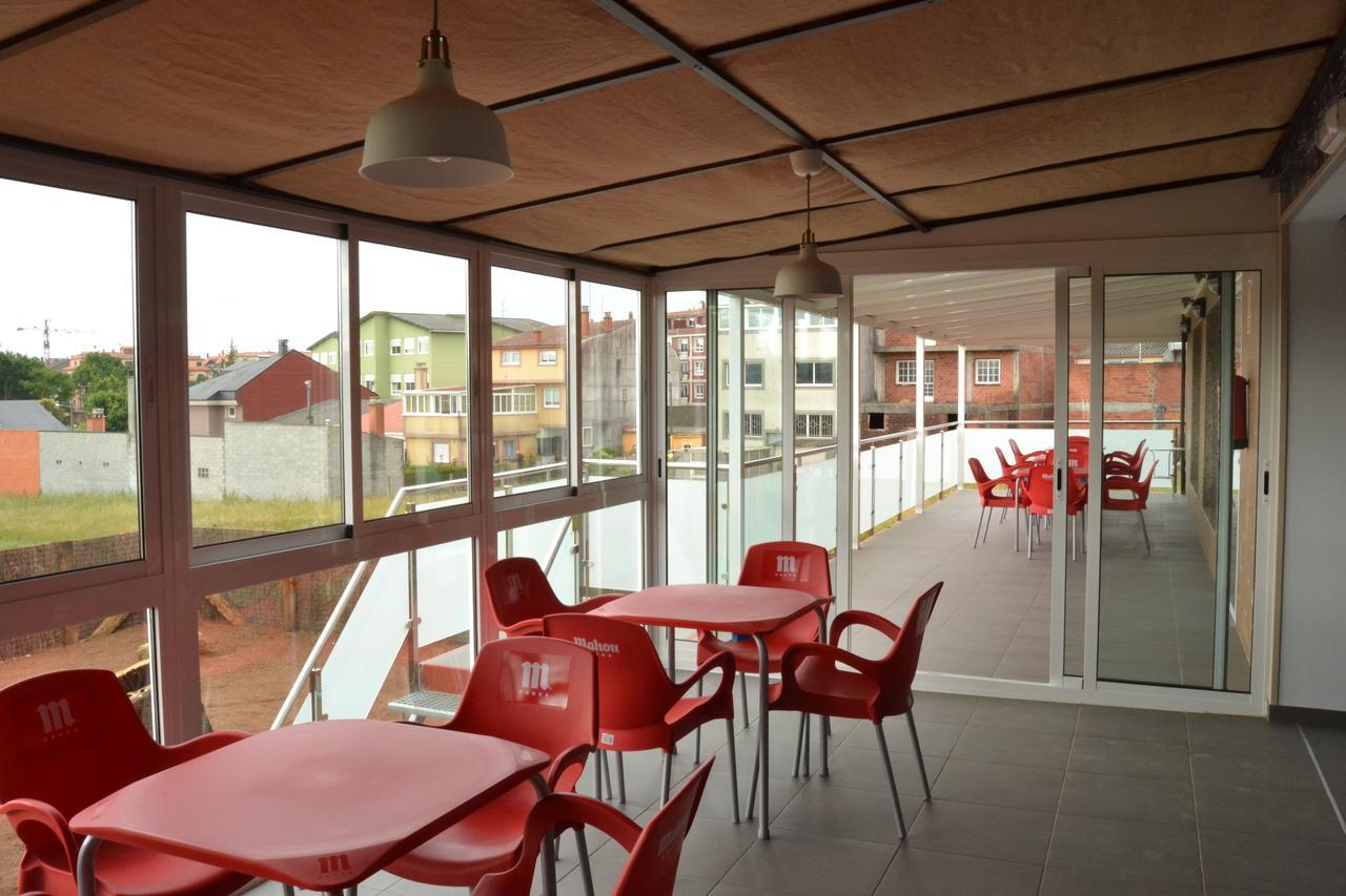 Albergue Alfonso II Melide Exteriör bild